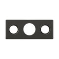 Dendesigns Brass Strike Plate for 7 in. Flush BoltOil-Rubbed Bronze DE831578